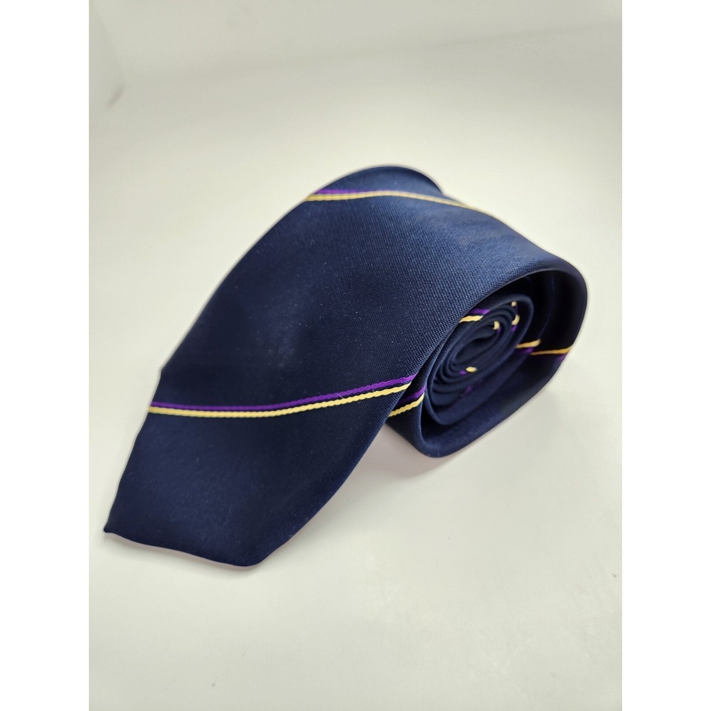 TOYE KENNING & SPENCER By Appt to H.M. QUEEN Men' Polyester Necktie Stripes